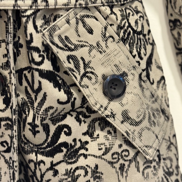 Perry Ellis ¾ Length Cotton Twill Coat - Picture 5 of 12